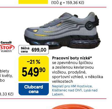 PRACOVNÍ BOTY NÍZKÉ