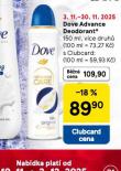 DOVE ADVANCED DEODORANT