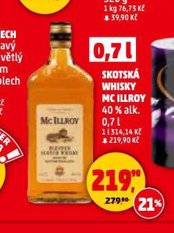 SKOTSKÁ WHISKY MC ILLROY