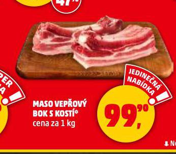 MASO VEPŘOVÝ BOK S KOSTÍ