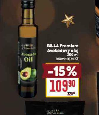 BILLA PREMIUM AVOKDOV OLEJ