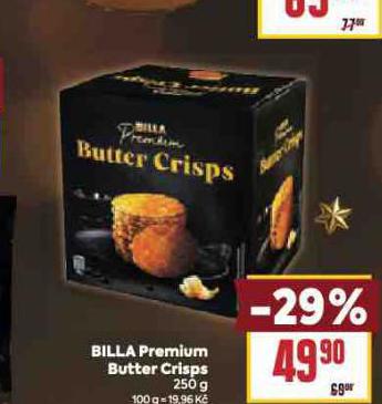 BILLA PREEMIUM BUTTER CRISPS