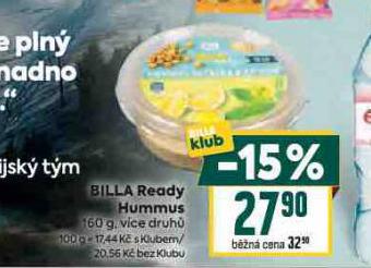 BILLA READY HUMMUS