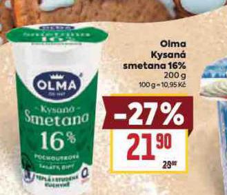 OLMA KYSAN SMETANA 16%
