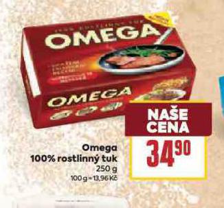 OMEGA 100% ROSTLINNÝ TUK