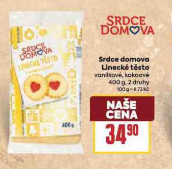 LINECKÉ TĚSTO VANILKOVÉ