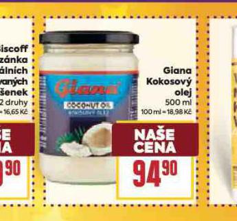 GIANA KOKOSOVÝ OLEJ