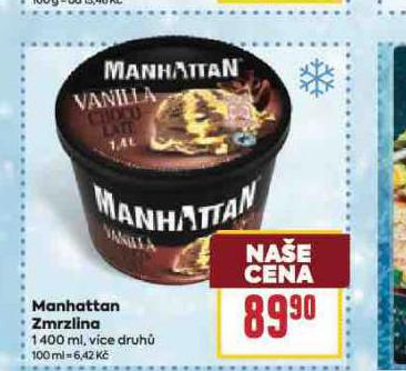 MANHATTAN ZMRZLINA