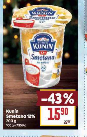 KUNN SMETANA 12%