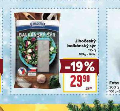 JIHOČESKÝ BALKÁNSKÝ SÝR