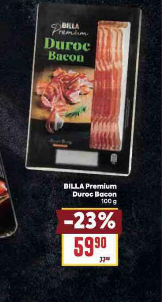 BILLA PREMIUM DUROC BACON