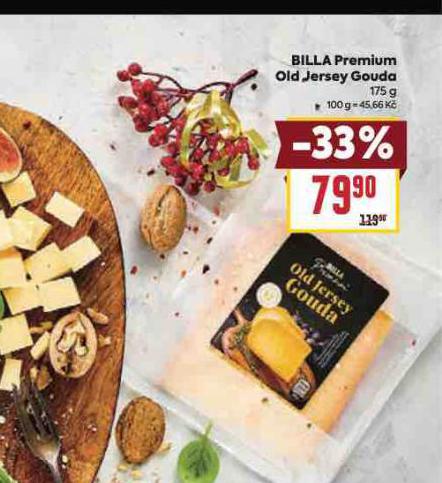 BILLA PREMIUM OLD JERSEY GOUDA