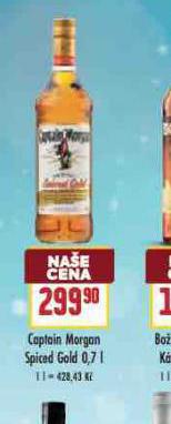 CAPTAIN MORGAN SPICED GOLD