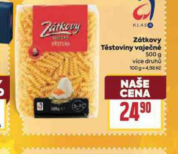 ZÁTKOVY VAJEČNÉ TĚSTOVINY
