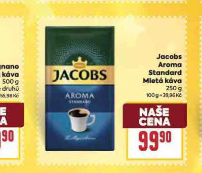 JACOBS AROMA STANDARD MLETÁ KÁVA