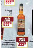 SIR EDWARDS SMOKY BLENDED SKOTSK WHISKEY