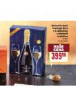 BOHEMIA SEKT PRESTIGE BRUT + 2 SKLENIKY V DRKOV KRABICE