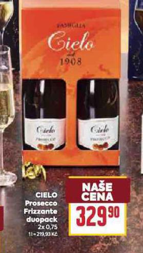 CIELO PROSECCO FRIZZANTE DUOPACK