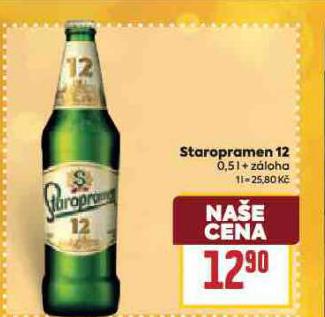 PIVO STAROPRAMEN 12