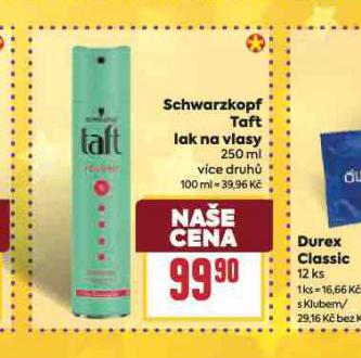 SCHWARZKOPF TAFT LAK NA VLASY