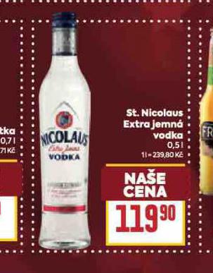 ST. NICOLAUS EXTRA JEMNÁ VODKA