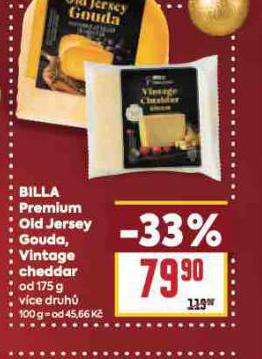 BILLA PREMIUM OLD JERSEY VINTAGE CHEDDAR