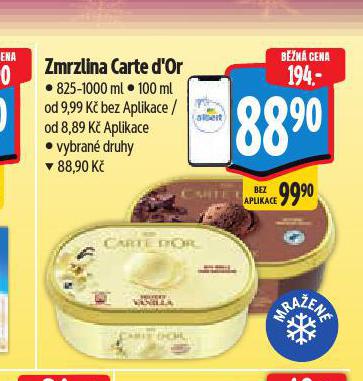 ZMRZLINA CARTE D'OR