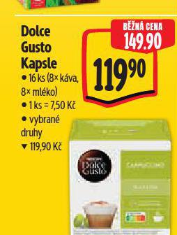 KÁVOVÉ KAPSLE DOLCE GUSTO