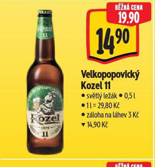 PIVO VELKOPOPOVICKÝ KOZEL