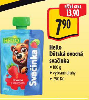 HELLO DTSK OVOCN PESNDVKA