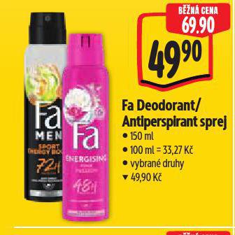 FA DEODORANT