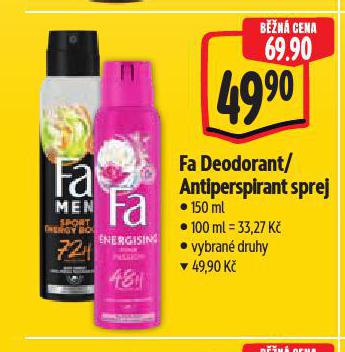 FA ANTIPERSPIRANT