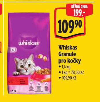 WHISKAS GRANULE PRO KOKY