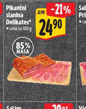 PIKANTNÍ SLANINA DELIKATES