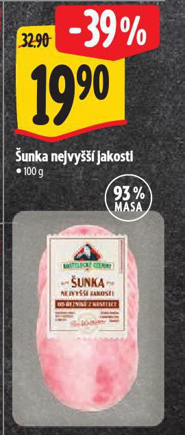 ŠUNKA NEJVYŠŠÍ JAKOSTI