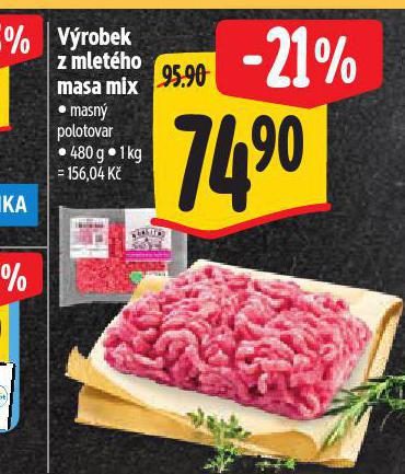 VROBEK Z MLETHO MASA MIX