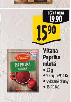 VITANA PAPRIKA MLET
