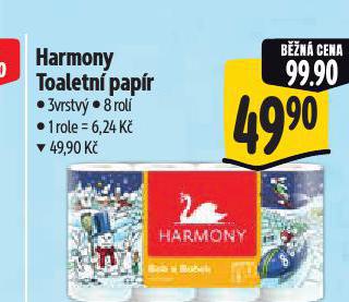 HARMONY TOALETNÍ PAPÍR