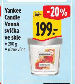 YANKEE CANDLE VONN SVKA VE SKLE