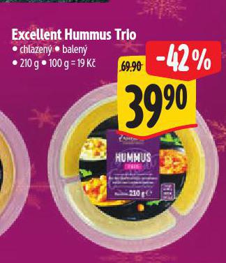 EXCELLENT HUMMUS TRIO
