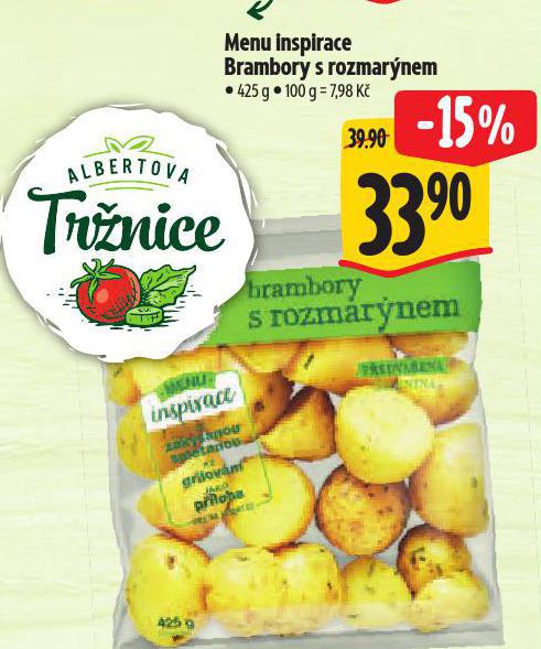 MENU INSPIRACE BRAMBORY S ROZMARNEM