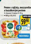 PENNE S RAJATY, MOZZARELLOU A BAZALKOVM PESTEM