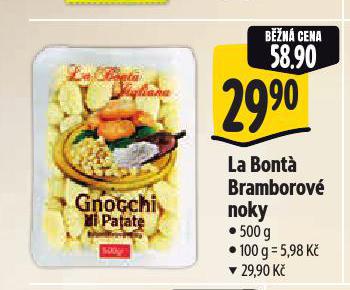 LA BONTÁ BRAMBOROVÉ NOKY