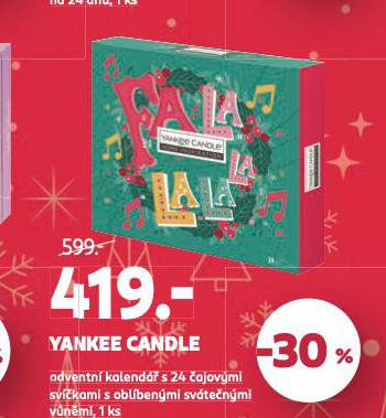 YANKEE CANDLE ADVENTNÍ KALENDÁŘ