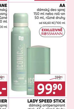 AA DÁMSKÝ DEO SPREJ