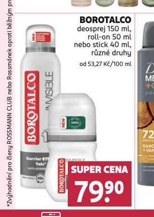 BOROTALCO ROLL-ON