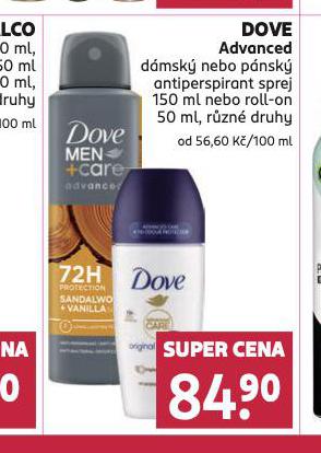 DOVE ADVANCED ANTIPERSPIRANT