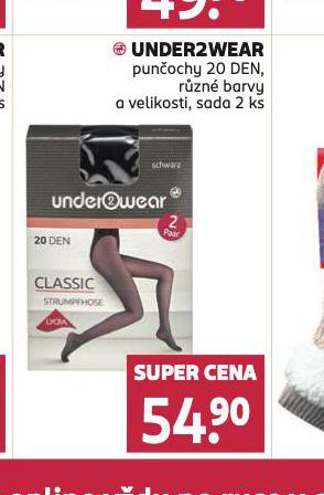 UNDER2WEAR PUNČOCHY