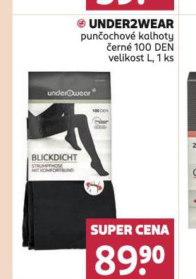 UNDER2WEAR PUNČOCHOVÉ KALHOTY