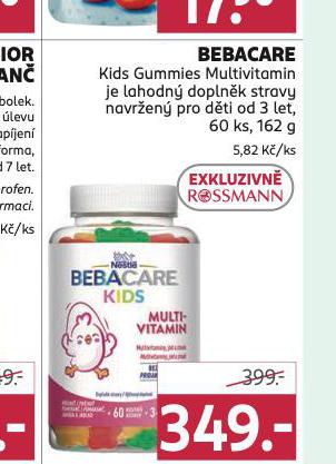 BEBACARE KIDS GUMMIES MULTIVITAMIN